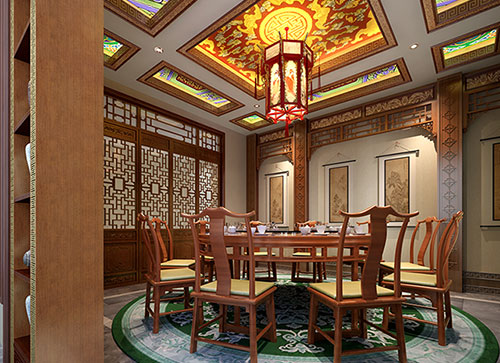 昆明中式古典风格家居装修设计效果图